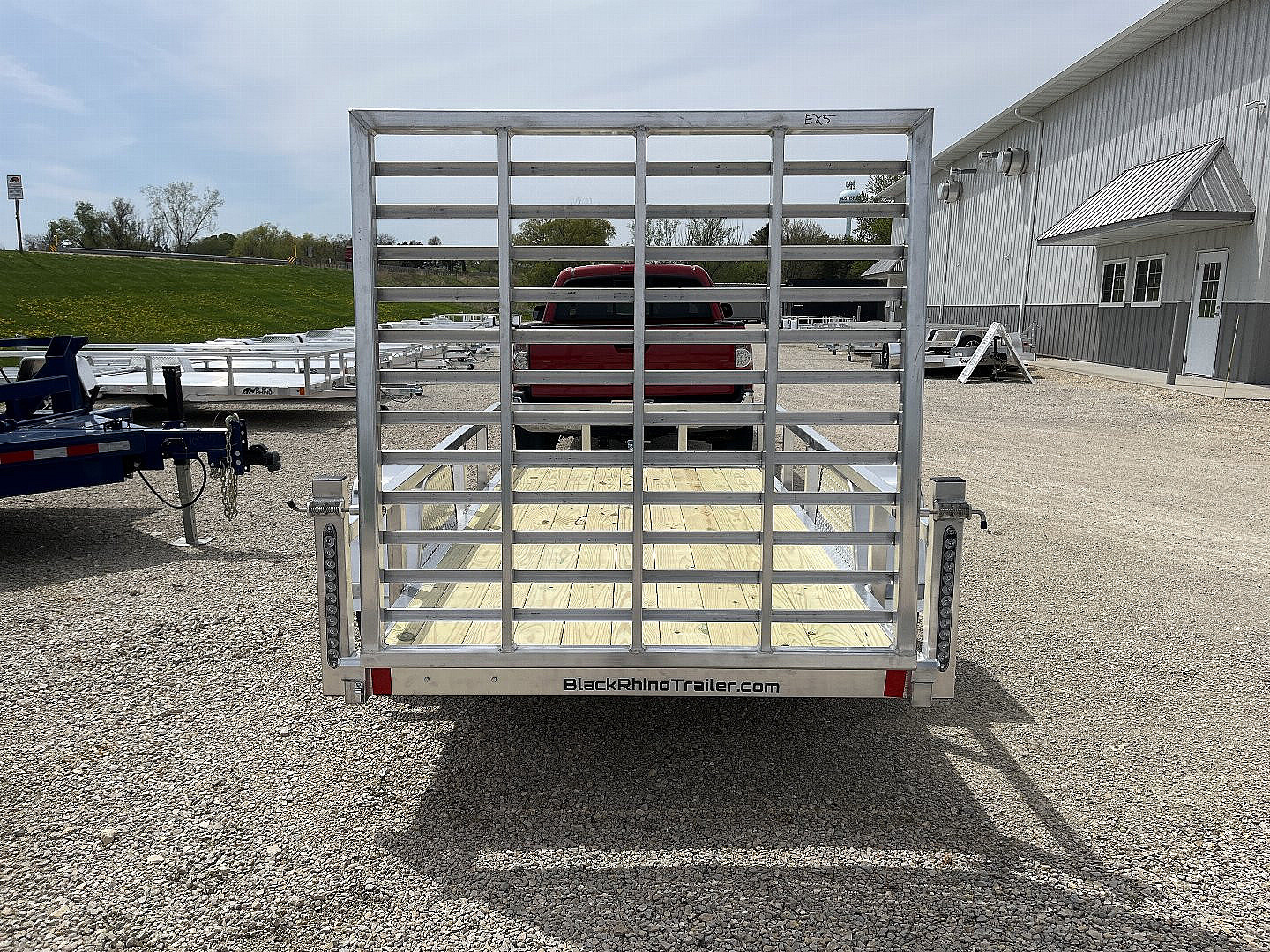 New 2025 Black Rhino EXS510 Aluminum Trailer w/ Wood Deck