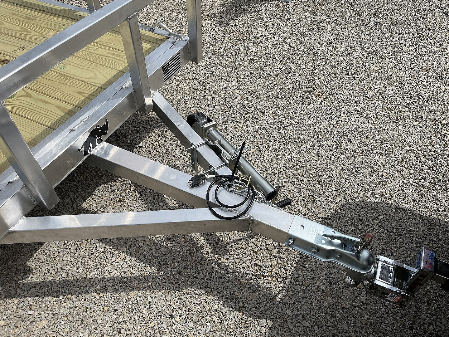 New 2025 Black Rhino EXS510 Aluminum Trailer w/ Wood Deck