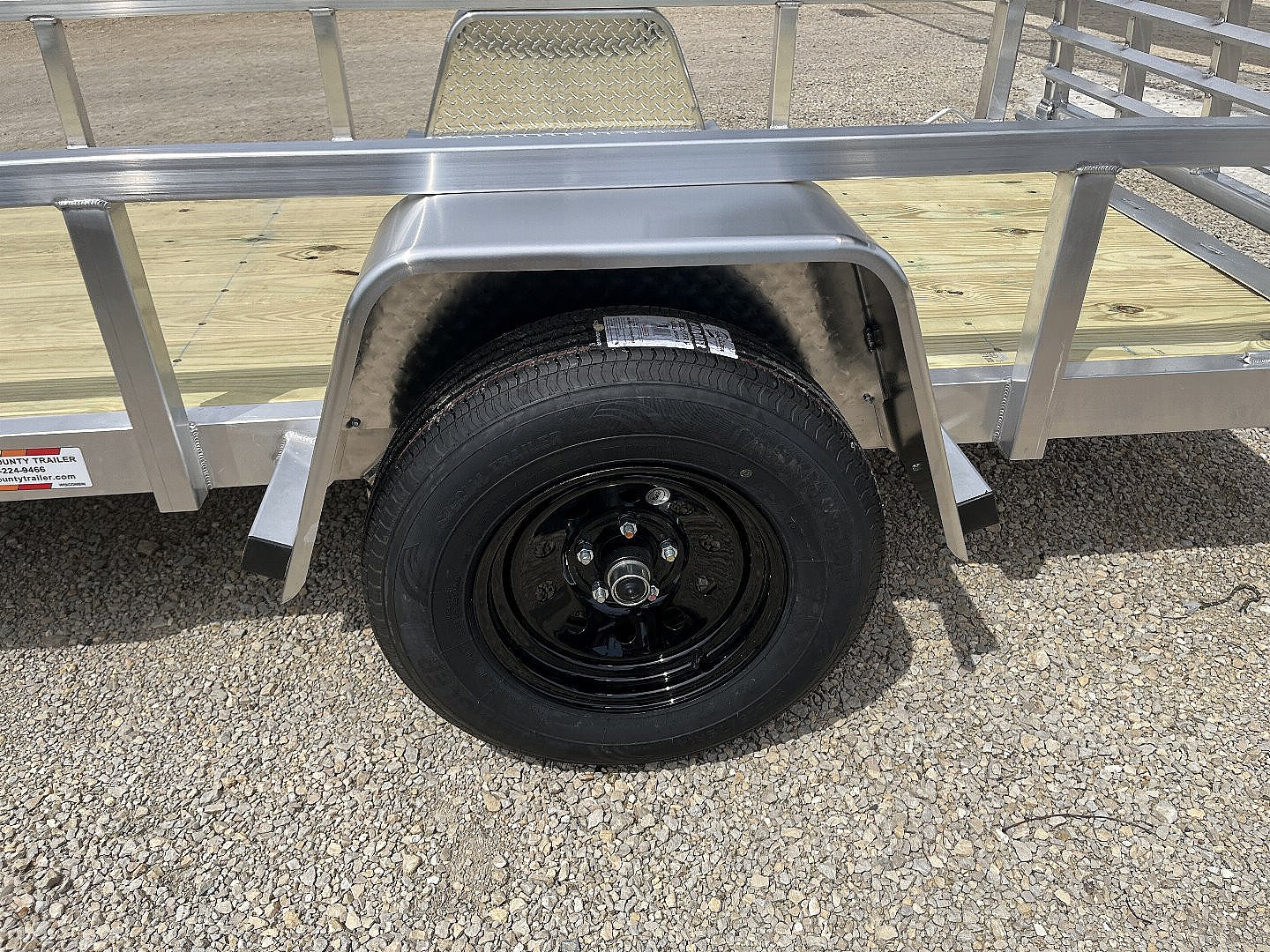New 2025 Black Rhino EXS510 Aluminum Trailer w/ Wood Deck