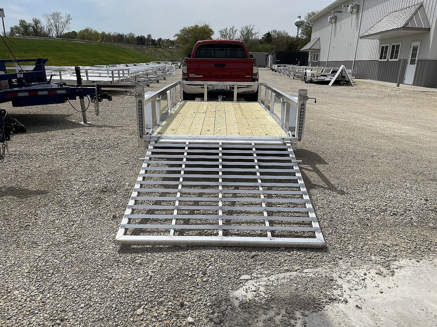 New 2025 Black Rhino EXS510 Aluminum Trailer w/ Wood Deck