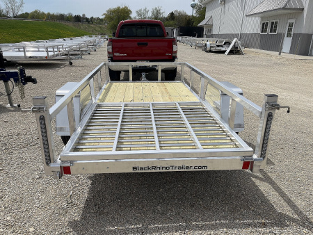 New 2025 Black Rhino EXS510 Aluminum Trailer w/ Wood Deck
