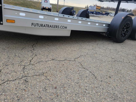 New 2026 Futura Trailers *INCOMING* Anodized Aluminum Lowering Pro Sport 19'8"x81" Car / Racing Trailer