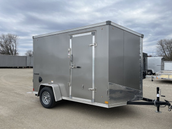 New 2025 Qualitec Steel 6'x10'+24 Yukon, by Stealth Cargo / Enclosed Trailer