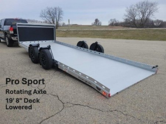 New 2025 Futura Trailers (Anodized Aluminum) Raise and Lower, Ramped, and Enclosed Sport Car / Racing Trailer