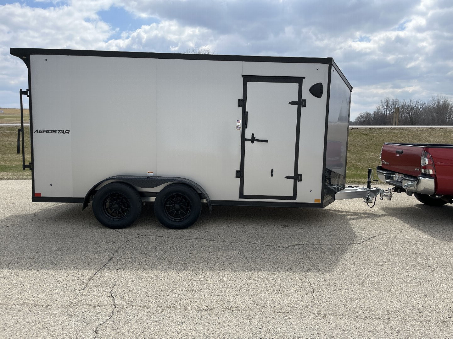 New 2025 Qualitec Aluminum 7x14'+30" Aerostar, by Stealth Cargo / Enclosed Trailer