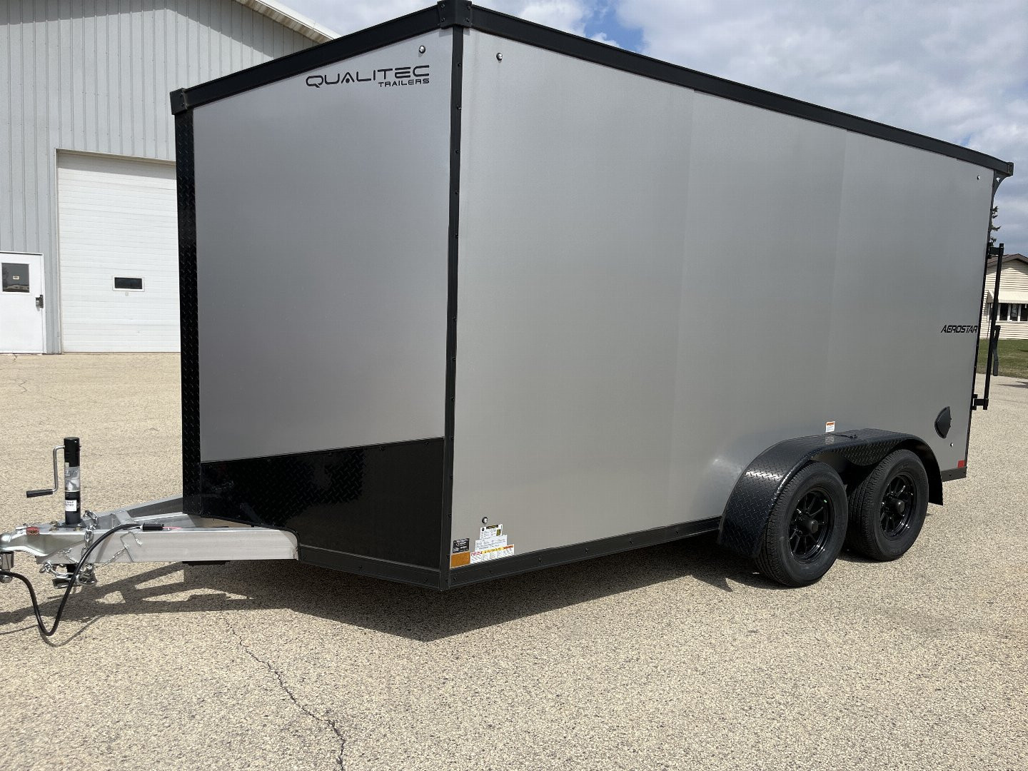 New 2025 Qualitec Aluminum 7x14'+30" Aerostar, by Stealth Cargo / Enclosed Trailer