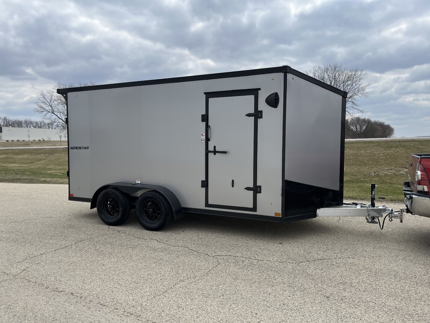 New 2025 Qualitec Aluminum 7x14'+30" Aerostar, by Stealth Cargo / Enclosed Trailer