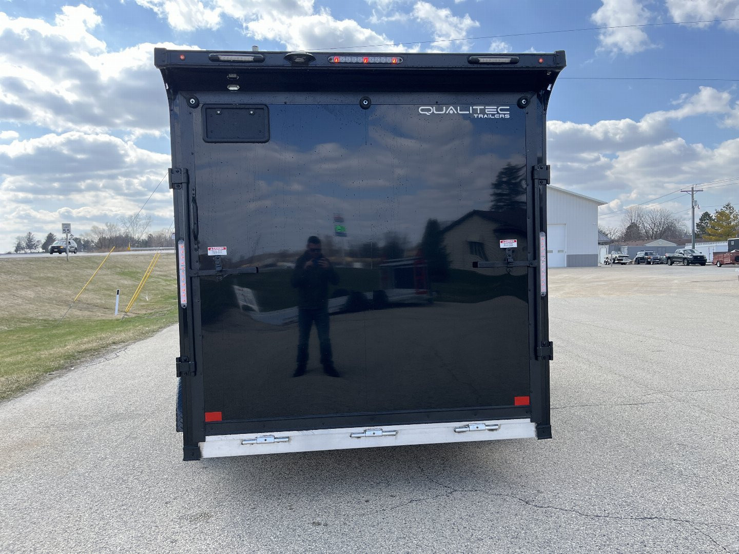 New 2025 Qualitec Aluminum 7'x14'+30" Aerostar w/ E-Tracks and Black Out Package Cargo / Enclosed Trailer