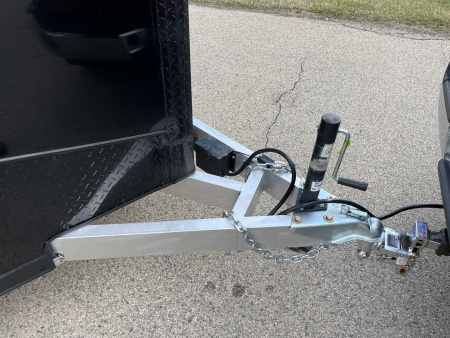 New 2025 Qualitec Aluminum 7'x14'+30" Aerostar w/ E-Tracks and Black Out Package Cargo / Enclosed Trailer