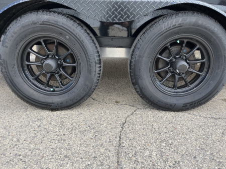 New 2025 Qualitec Aluminum 7'x14'+30" Aerostar w/ E-Tracks and Black Out Package Cargo / Enclosed Trailer