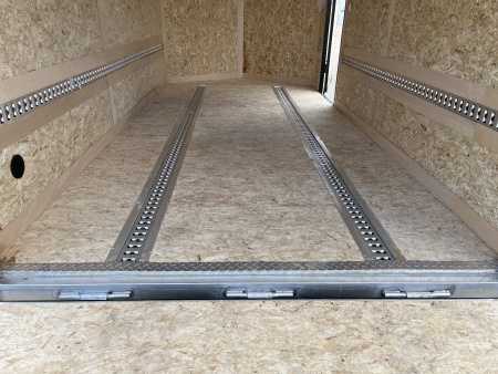 New 2025 Qualitec Aluminum 7'x14'+30" Aerostar w/ E-Tracks and Black Out Package Cargo / Enclosed Trailer