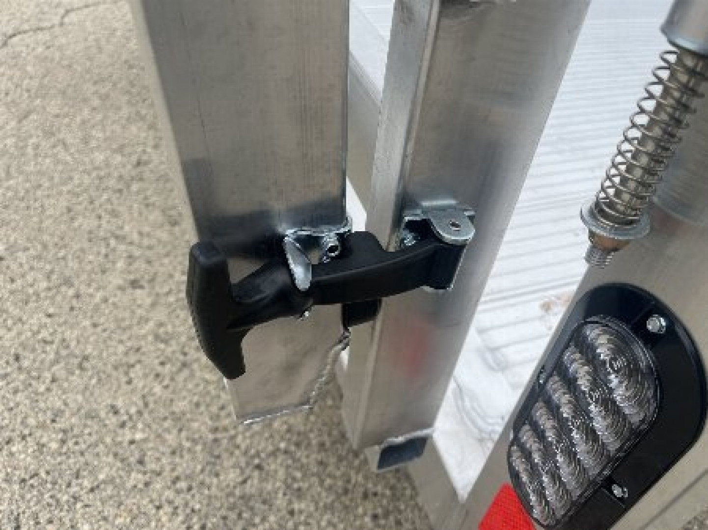 New 2026 Black Rhino *INCOMING* Aluminum 81"X14' LSS714A-5K w/ Brakes and Bi-Fold Gate Utility Trailer