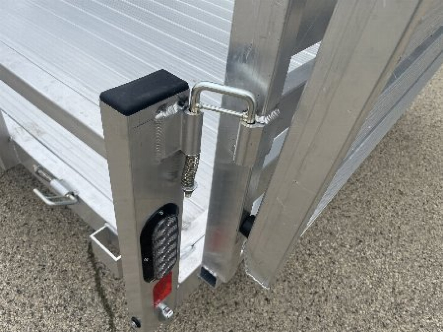 New 2026 Black Rhino *INCOMING* Aluminum 81"X14' LSS714A-5K w/ Brakes and Bi-Fold Gate Utility Trailer