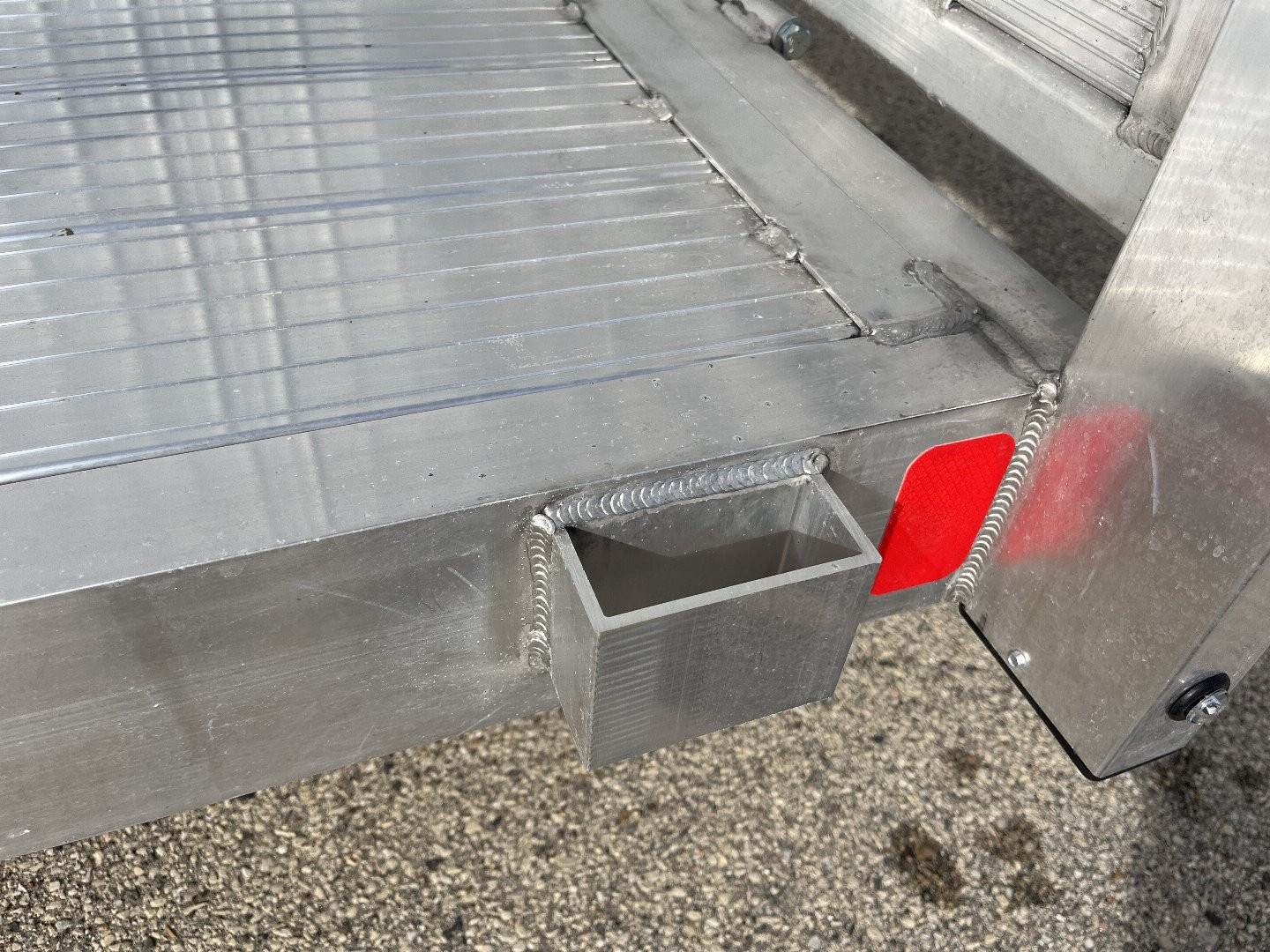 New 2026 Black Rhino *INCOMING* Aluminum 81"X14' LSS714A-5K w/ Brakes and Bi-Fold Gate Utility Trailer