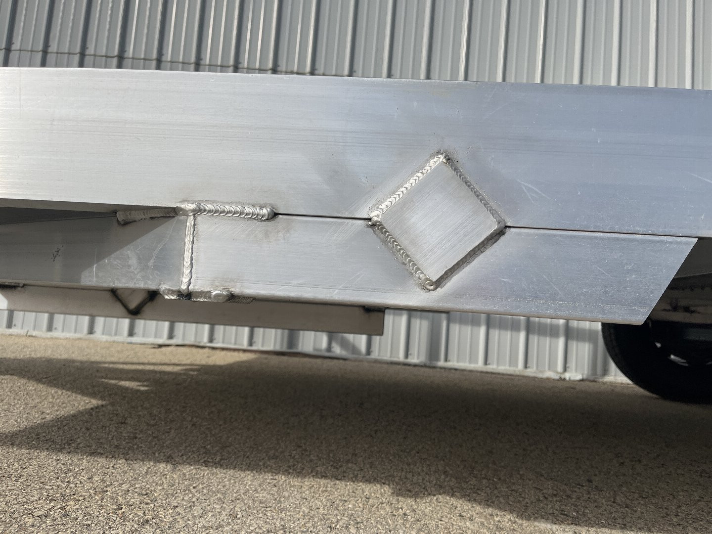 New 2026 Black Rhino *INCOMING* Aluminum 81"X14' LSS714A-5K w/ Brakes and Bi-Fold Gate Utility Trailer