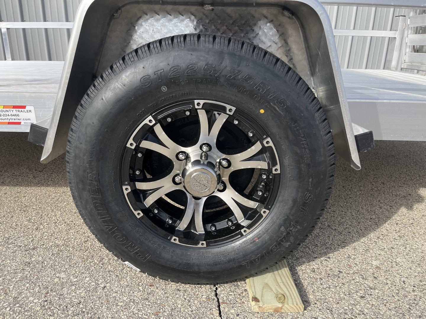 New 2026 Black Rhino *INCOMING* Aluminum 81"X14' LSS714A-5K w/ Brakes and Bi-Fold Gate Utility Trailer