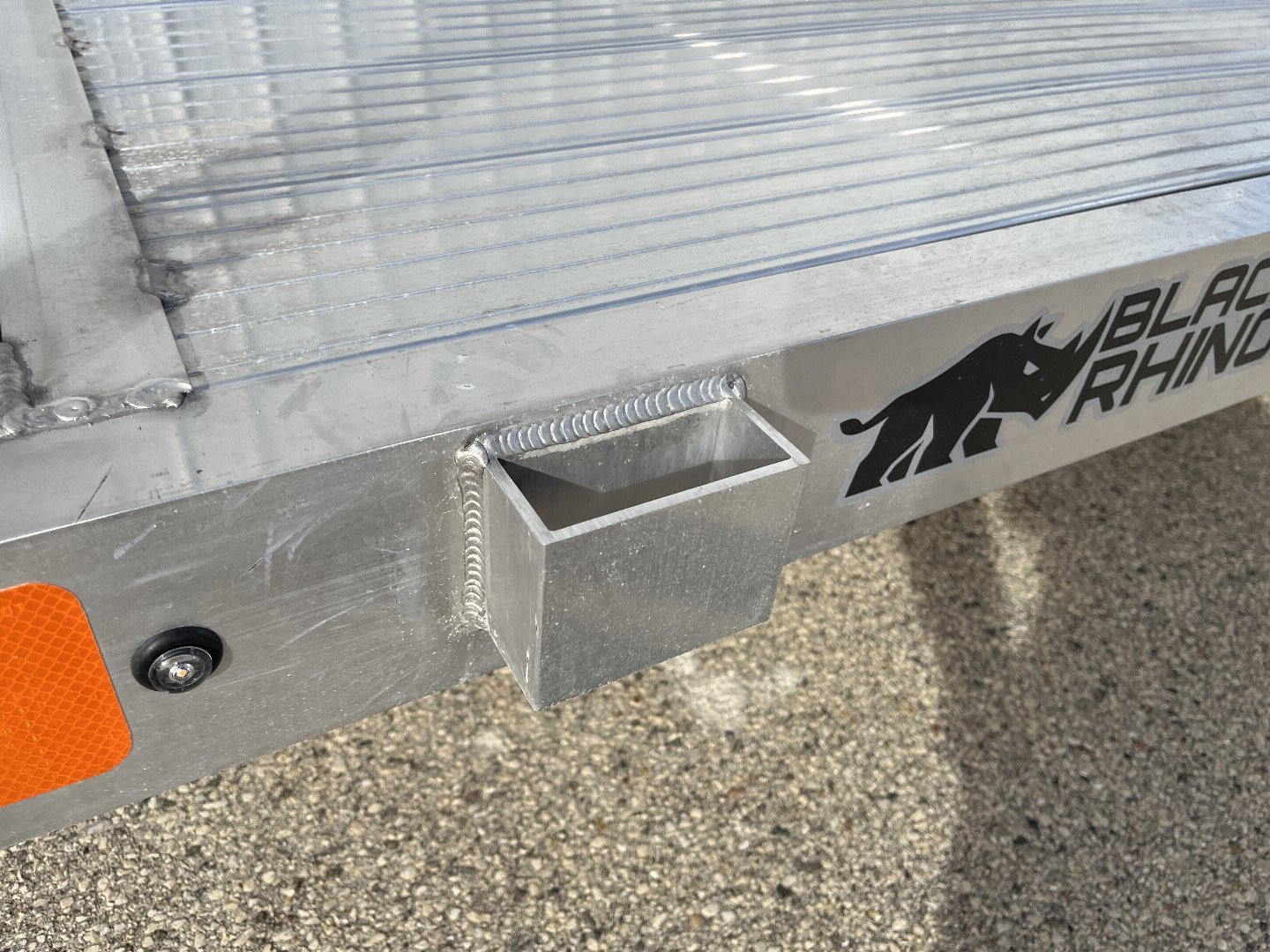 New 2026 Black Rhino *INCOMING* Aluminum 81"X14' LSS714A-5K w/ Brakes and Bi-Fold Gate Utility Trailer