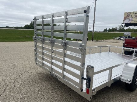 New 2026 Black Rhino *INCOMING* Aluminum 81"X14' LSS714A-5K w/ Brakes and Bi-Fold Gate Utility Trailer