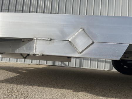 New 2026 Black Rhino *INCOMING* Aluminum 81"X14' LSS714A-5K w/ Brakes and Bi-Fold Gate Utility Trailer