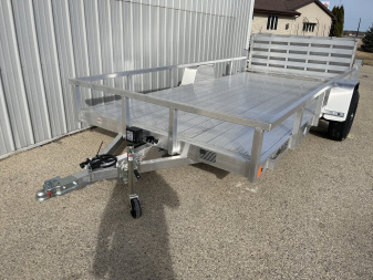 New *INCOMING* 2025 Black Rhino LSS714A-5K Aluminum Trailer w/ Brakes and Bi-Fold Gate *INCOMING*