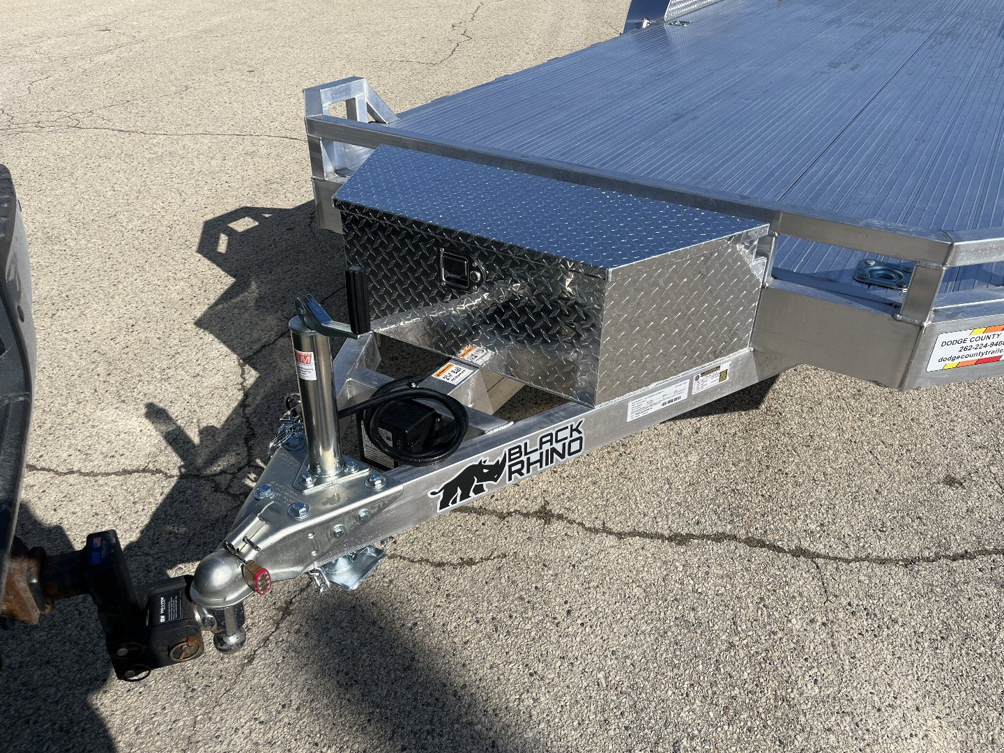 New 2026 Black Rhino *INCOMING* Aluminum 81"x22' CH722A-10K w/ Ramps, Toolbox and Stabilizer Jacks Car Hauler