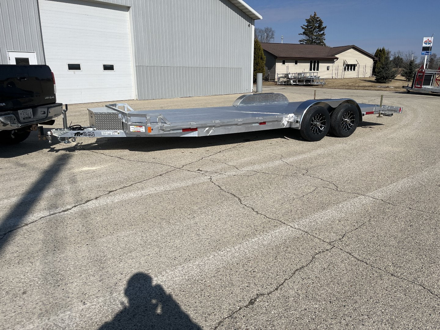 New 2026 Black Rhino *INCOMING* Aluminum 81"x22' CH722A-10K w/ Ramps, Toolbox and Stabilizer Jacks Car Hauler