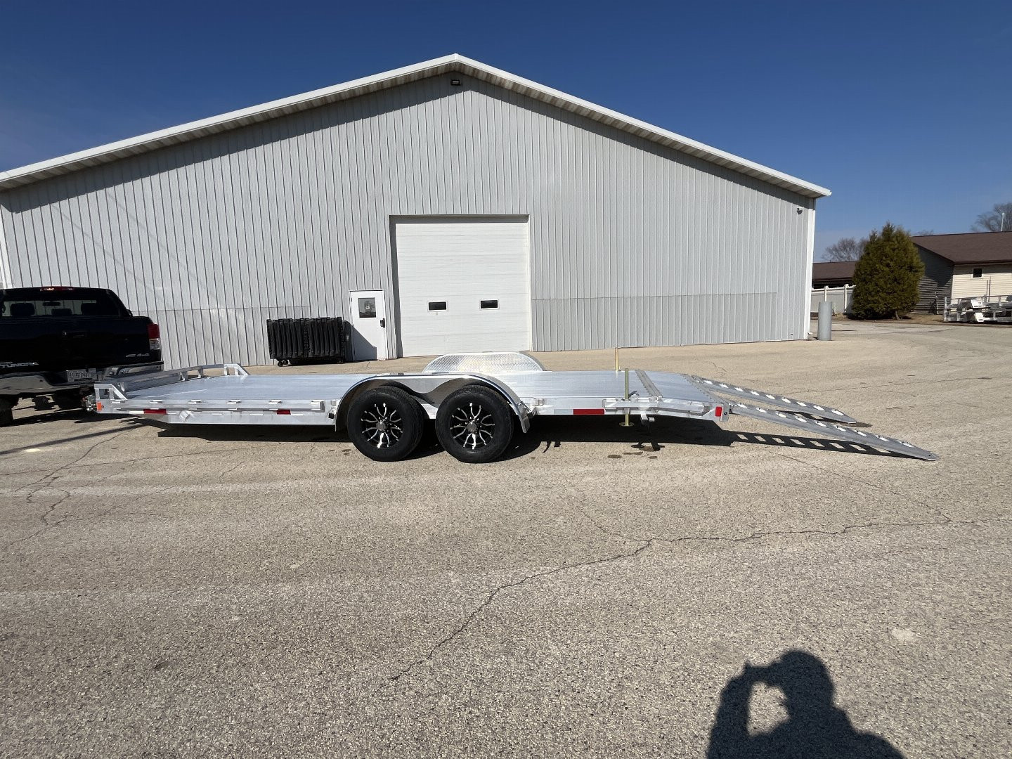New 2026 Black Rhino *INCOMING* Aluminum 81"x22' CH722A-10K w/ Ramps, Toolbox and Stabilizer Jacks Car Hauler