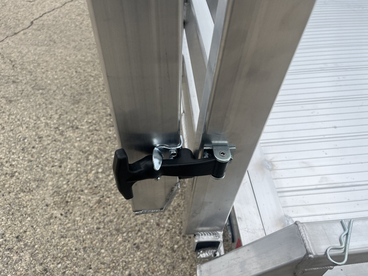 New 2025 Black Rhino LPT8114A-7K Aluminum Trailer w/ Bi-Fold Gate and Brakes