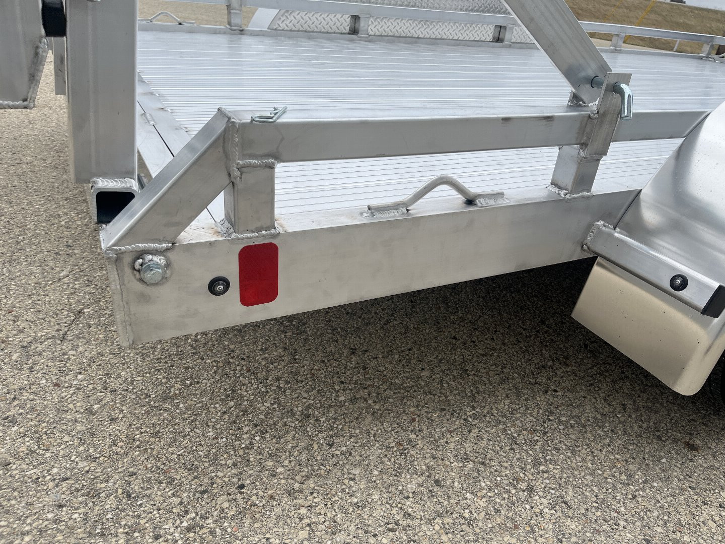 New 2025 Black Rhino LPT8114A-7K Aluminum Trailer w/ Bi-Fold Gate and Brakes