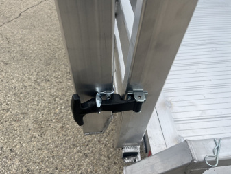 New 2025 Black Rhino LPT8114A-7K Aluminum Trailer w/ Bi-Fold Gate and Brakes