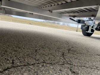 New 2025 Black Rhino LPT8114A-7K Aluminum Trailer w/ Bi-Fold Gate and Brakes