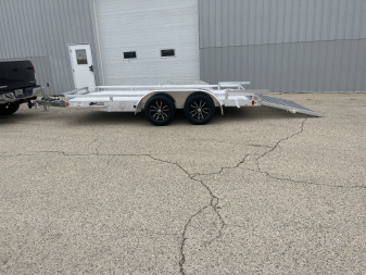 New 2025 Black Rhino LPT8114A-7K Aluminum Trailer w/ Bi-Fold Gate and Brakes