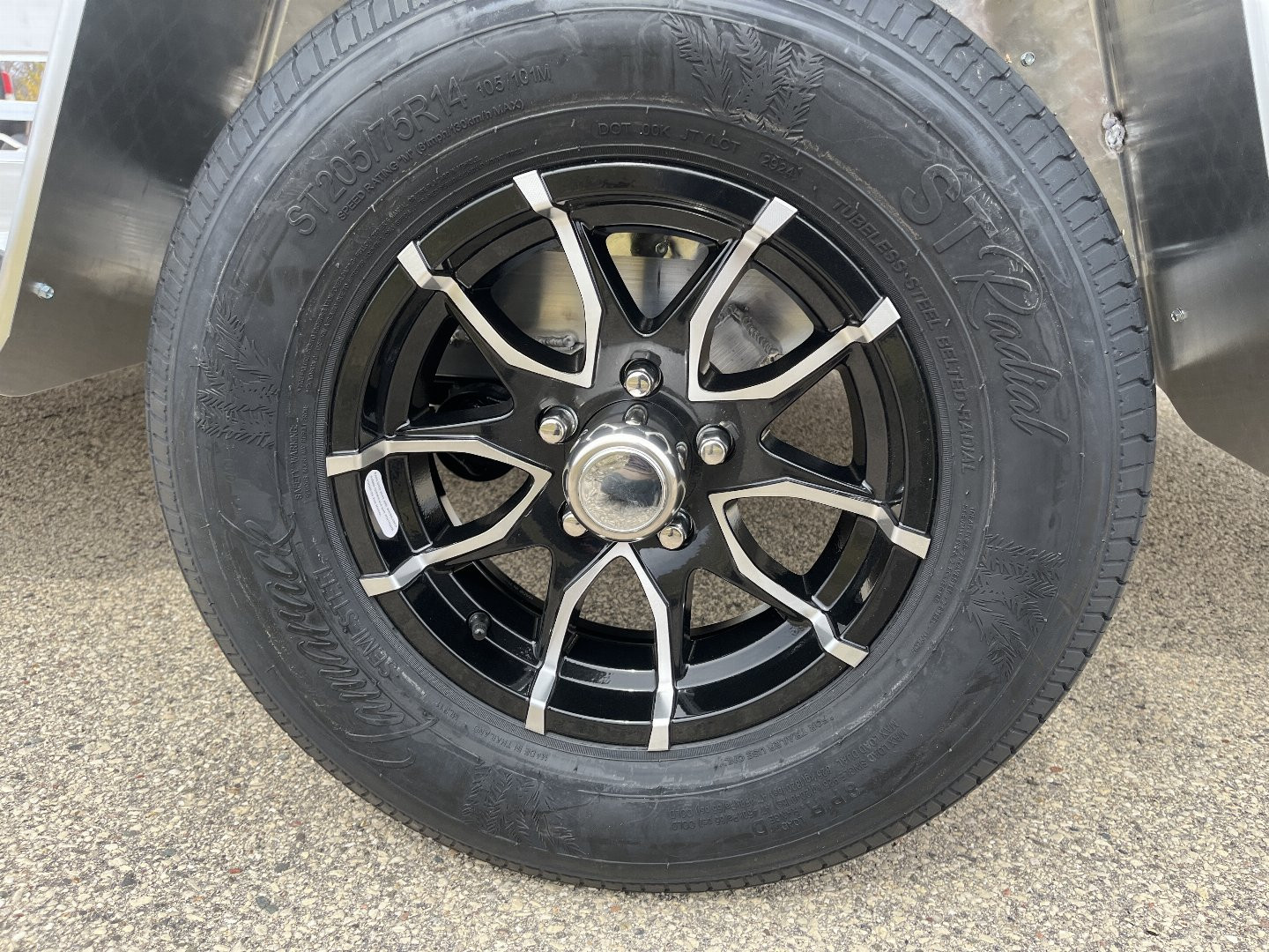 New 2025 Black Rhino Low Pro LPS8112A Aluminum ATV Trailer w/ Bi-Fold Gate