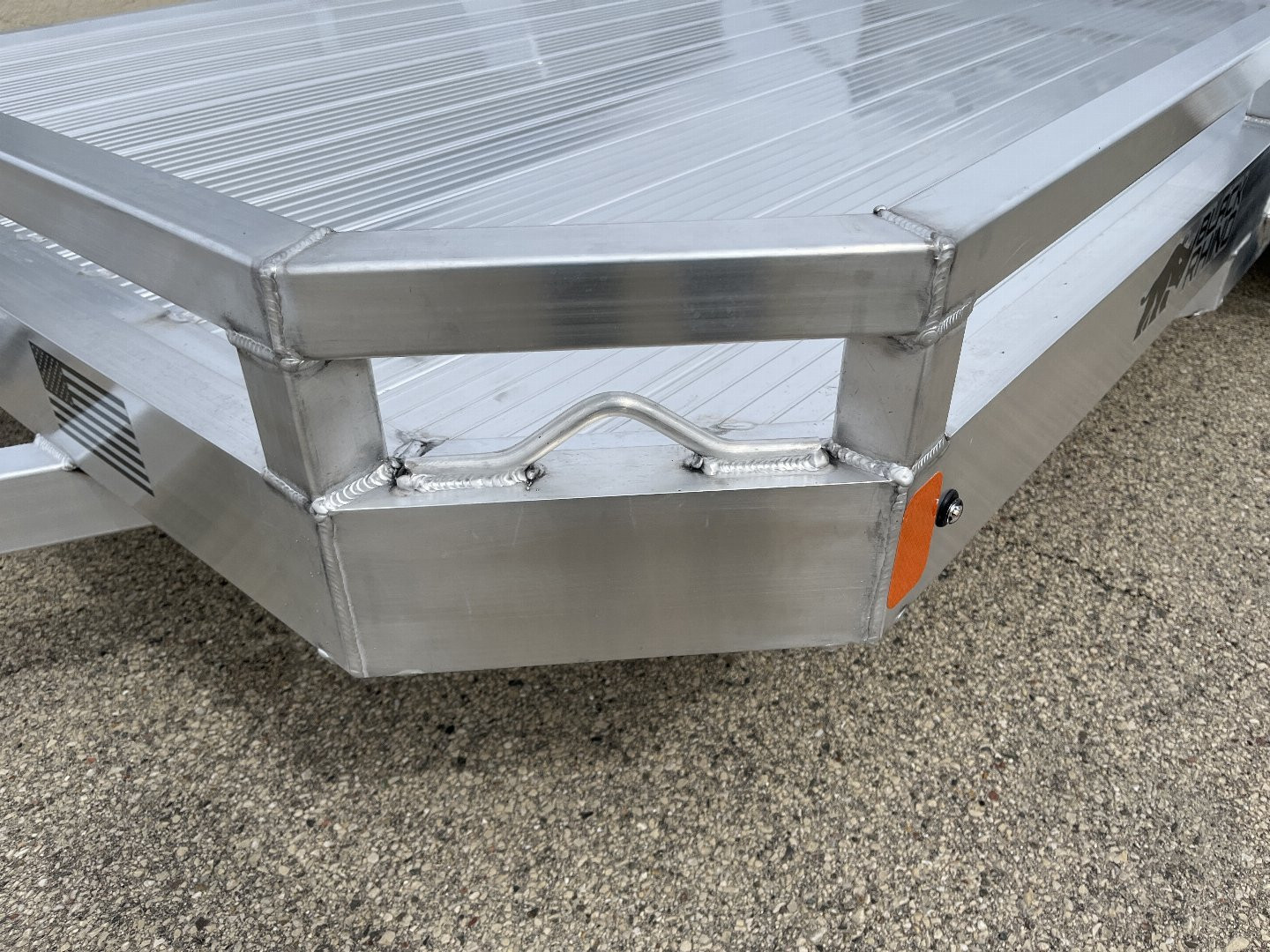 New 2025 Black Rhino Low Pro LPS8112A Aluminum ATV Trailer w/ Bi-Fold Gate