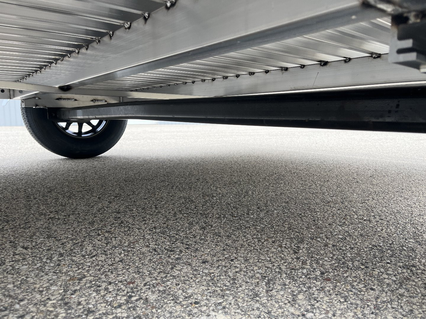 New 2025 Black Rhino Low Pro LPS8112A Aluminum ATV Trailer w/ Bi-Fold Gate