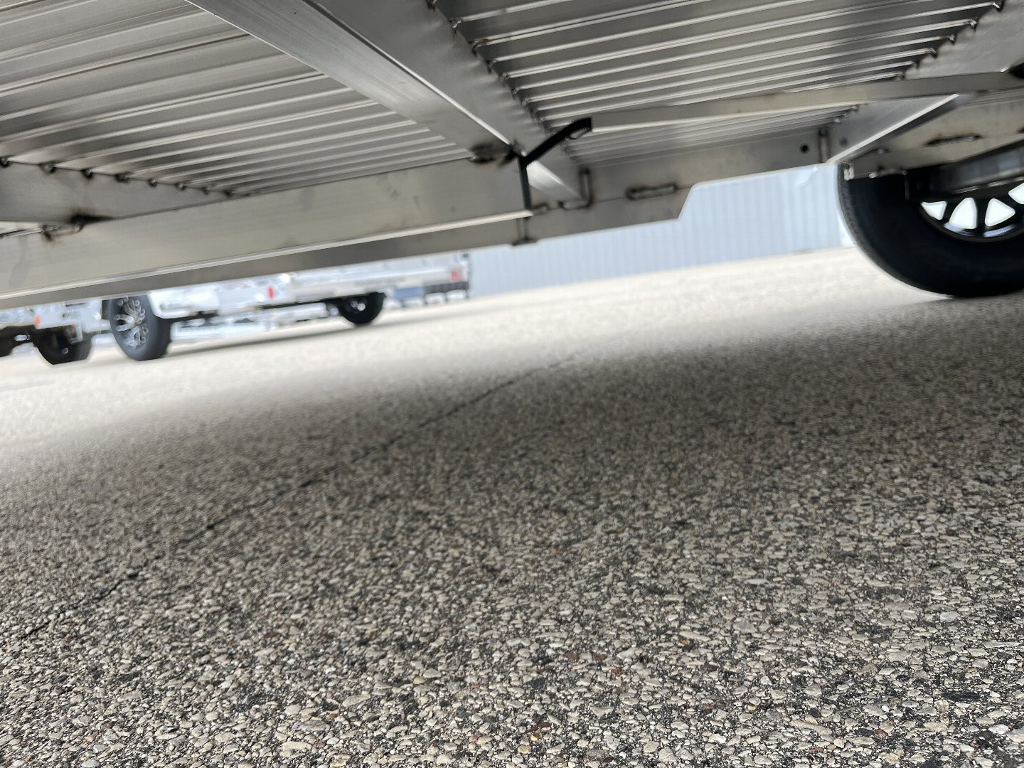 New 2025 Black Rhino Low Pro LPS8112A Aluminum ATV Trailer w/ Bi-Fold Gate