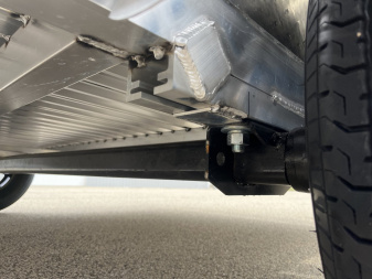 New 2025 Black Rhino Low Pro LPS8112A Aluminum ATV Trailer w/ Bi-Fold Gate