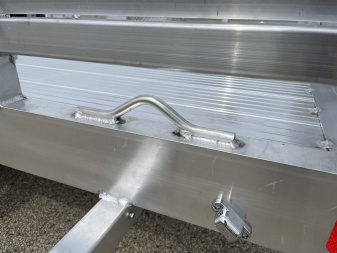 New 2025 Black Rhino Low Pro LPS8112A Aluminum ATV Trailer w/ Bi-Fold Gate