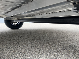 New 2025 Black Rhino Low Pro LPS8112A Aluminum ATV Trailer w/ Bi-Fold Gate