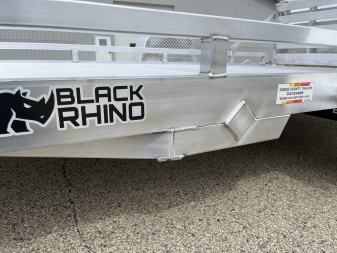 New 2025 Black Rhino Low Pro LPS8112A Aluminum ATV Trailer w/ Bi-Fold Gate