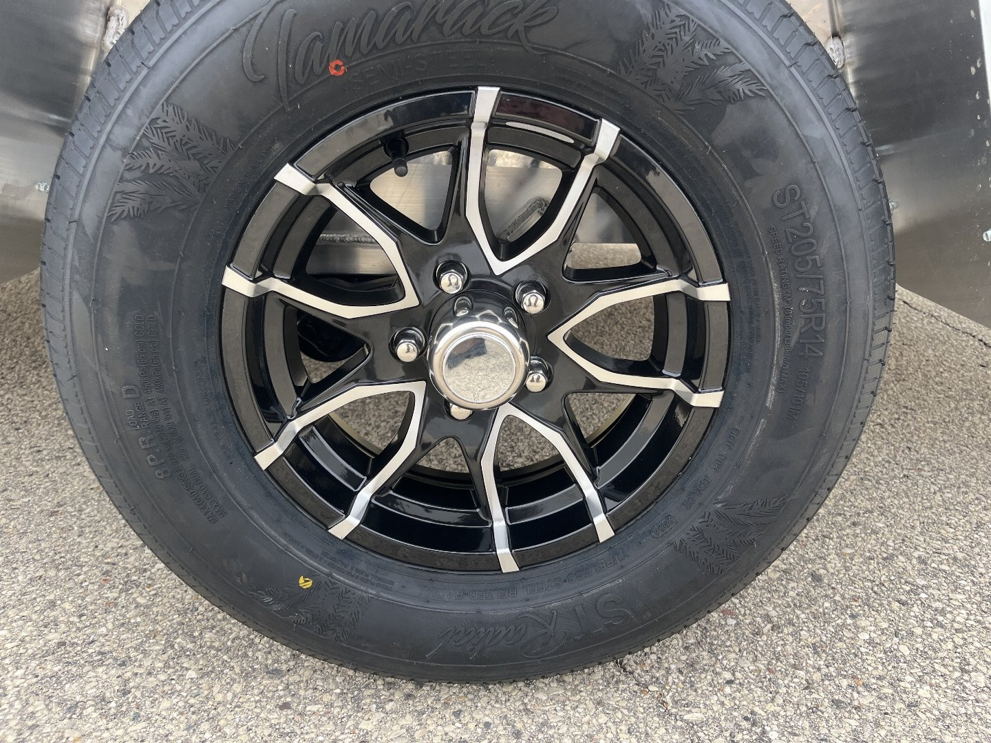 New 2025 Black Rhino Low Pro LPS8112A Aluminum ATV Trailer w/ Bi-Fold Gate