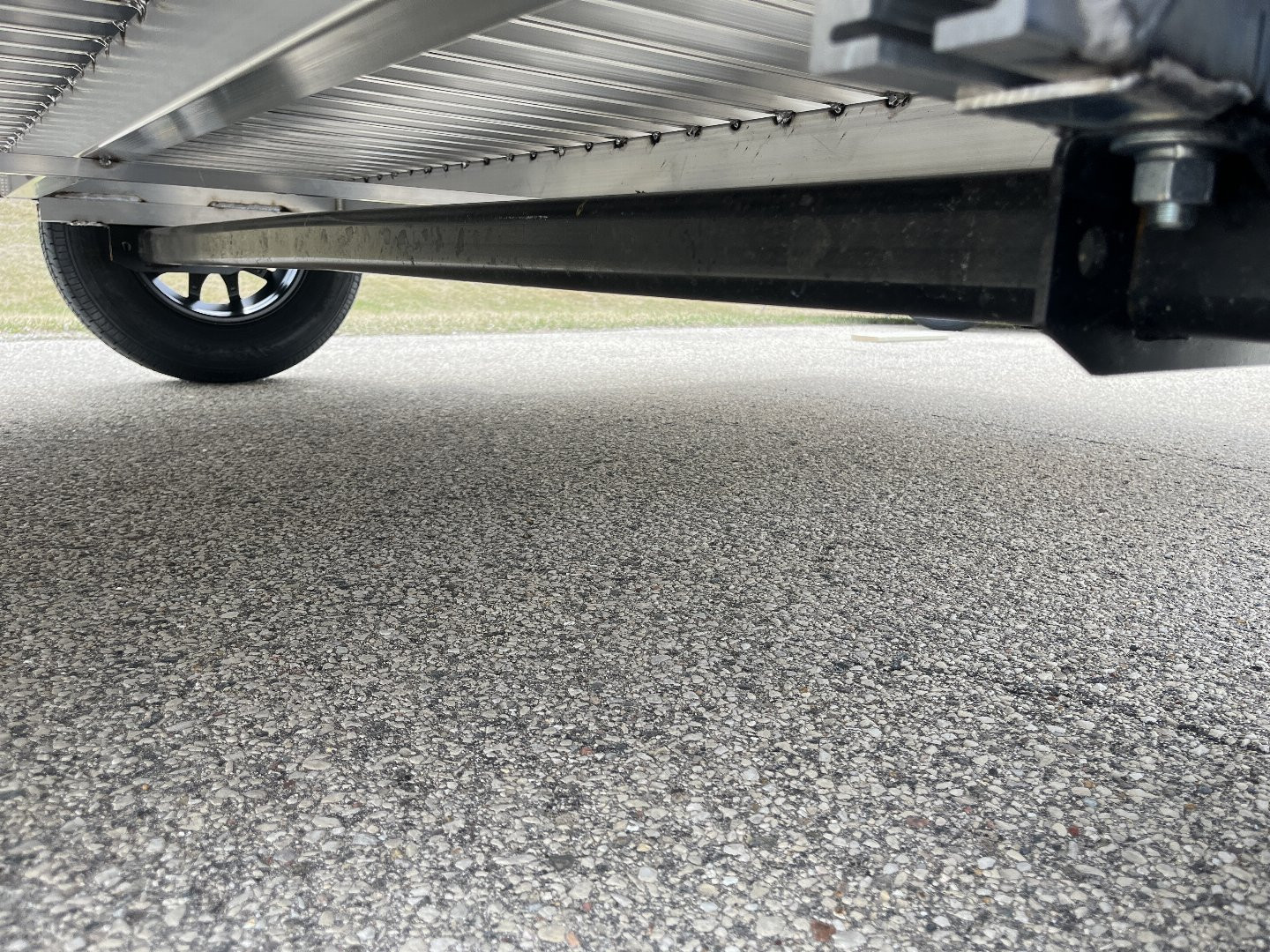 New 2025 Black Rhino Low Pro LPS8112A Aluminum ATV Trailer w/ Bi-Fold Gate