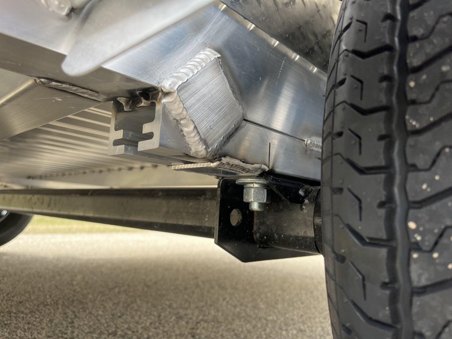 New 2025 Black Rhino Low Pro LPS8112A Aluminum ATV Trailer w/ Bi-Fold Gate