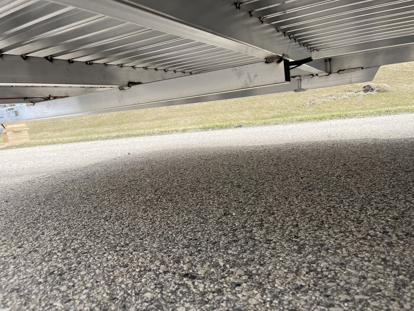 New 2025 Black Rhino Low Pro LPS8112A Aluminum ATV Trailer w/ Bi-Fold Gate