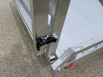 New 2025 Black Rhino Low Pro LPS8112A Aluminum ATV Trailer w/ Bi-Fold Gate