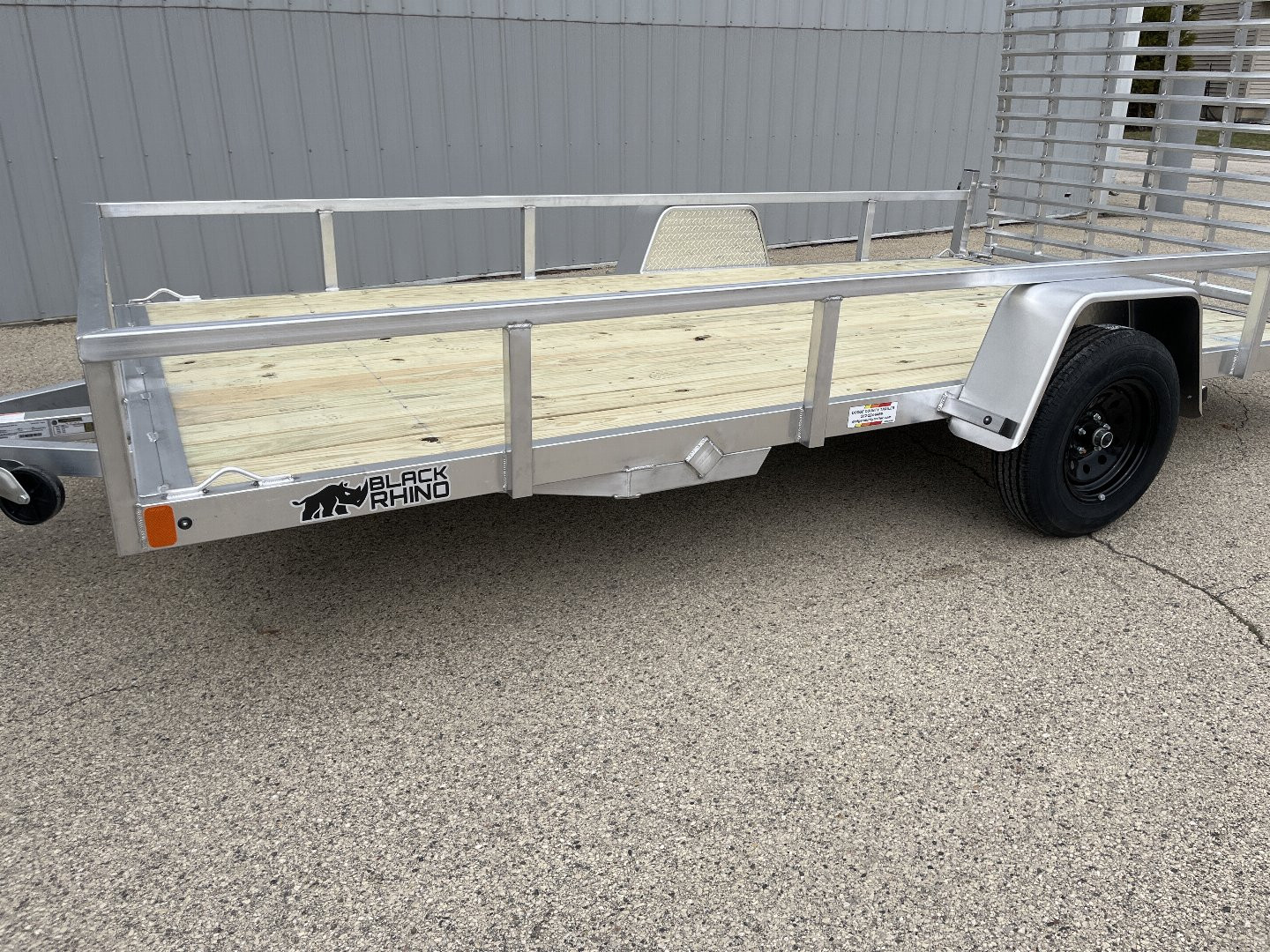 New 2025 Black Rhino EXS 7'x14' Aluminum Trailer