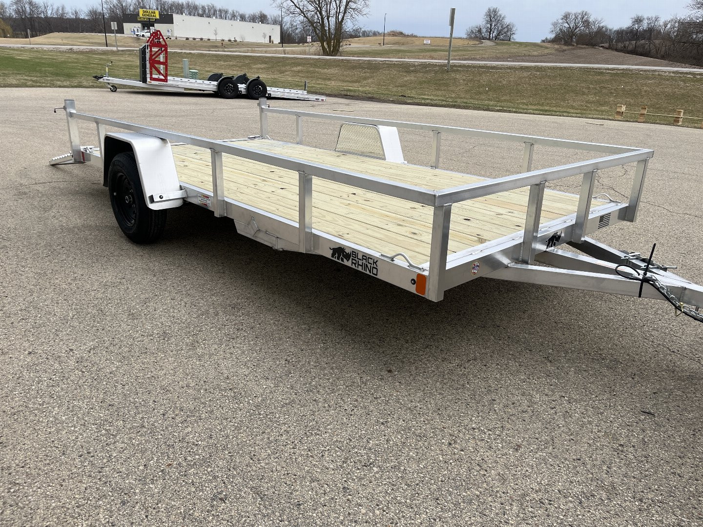 New 2025 Black Rhino EXS 7'x14' Aluminum Trailer