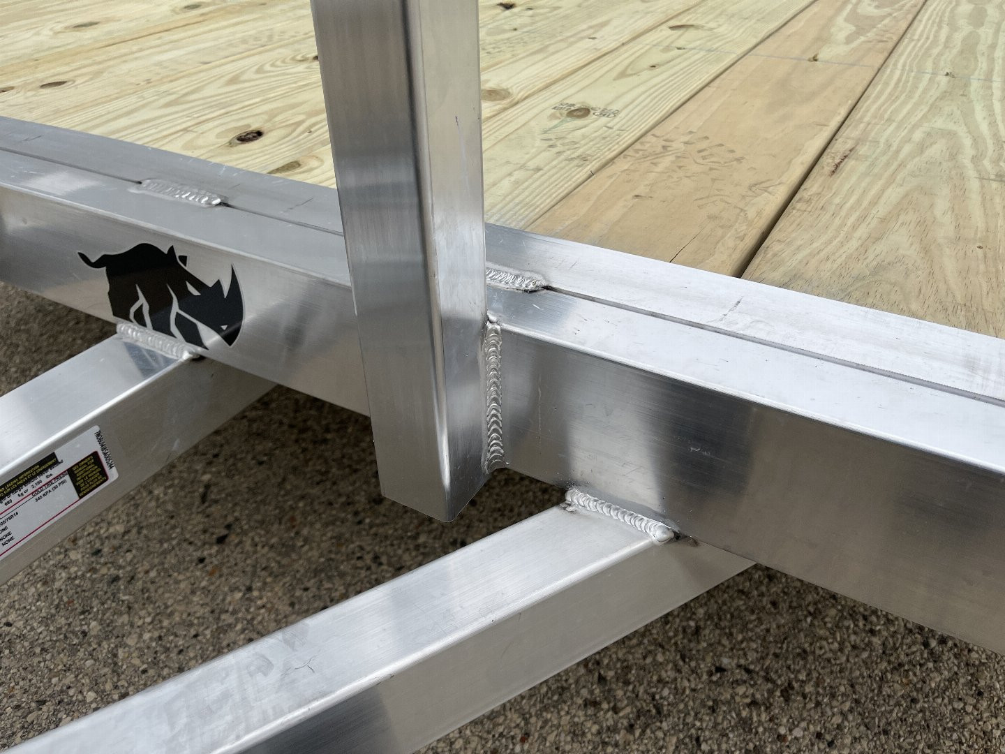 New 2025 Black Rhino EXS 7'x14' Aluminum Trailer