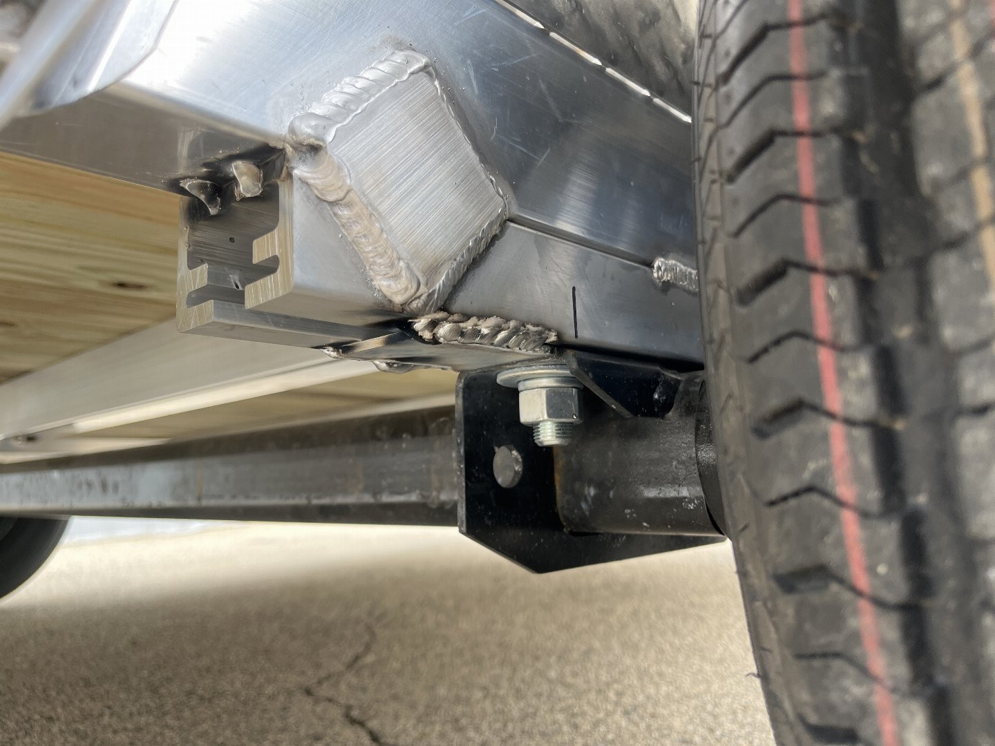 New 2025 Black Rhino EXS 7'x14' Aluminum Trailer