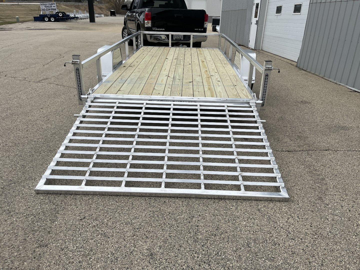 New 2025 Black Rhino EXS 7'x14' Aluminum Trailer